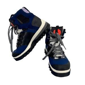 Stella McCartney x adidas Boots Womens 7.5 Eulampis Suede Blue Gray Lace Up